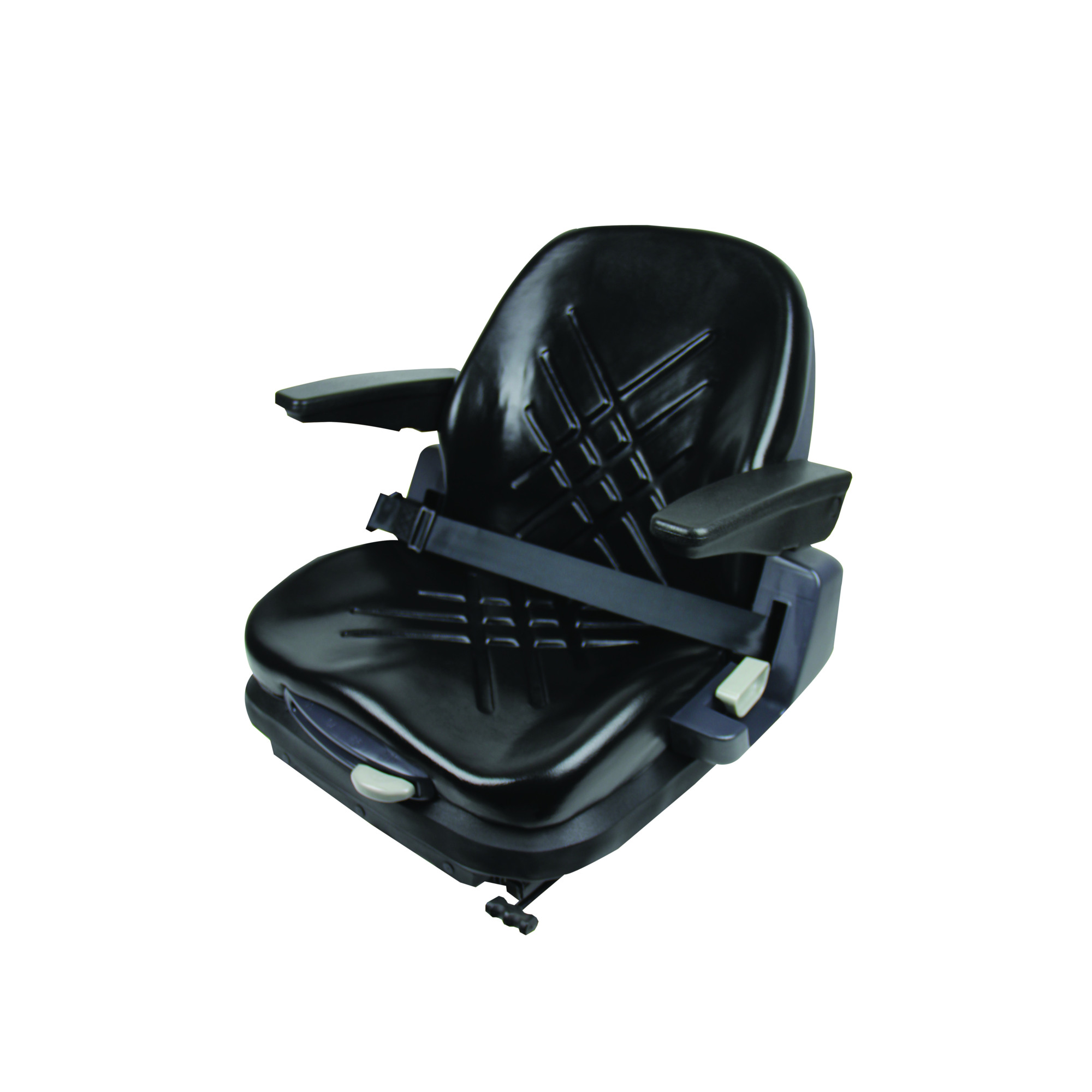 Black Talon Seats, LOW PROFILE SUSPENSION SEAT. HD FOAM CUSHIONS., Capacity 250 lb, Model# 480055BK